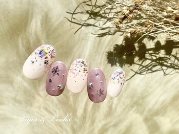 ヴィガー アンド ルックス 白金 目黒(Vigor&Looks)/キラキラネイル ホログラ