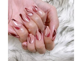 キキネイル たまプラーザ店(kikinail)/ニュアンスネイル　秋ネイル