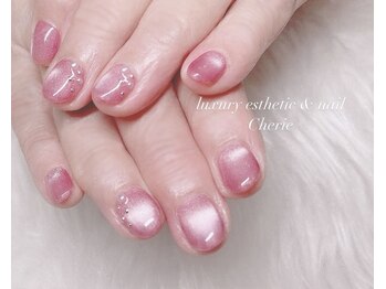 シェリエ(Cherie)/ビー玉ネイル/short