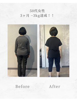 ーTRAINING＆PILATESー Personal Gym Charm/【ダイエット50代女性】