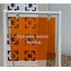 Eyelashsalon　HONAのお店ロゴ