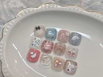 ミョンシル(myonsil)の写真/夏フットネイルで韓国大人可愛いモテ可愛上品を叶える♪足元から魅せる最旬トレンド！