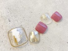 リーチェ ビューティアンドネイルサロン 大名店(Beauty&Nail Salon)/summer design foot☆