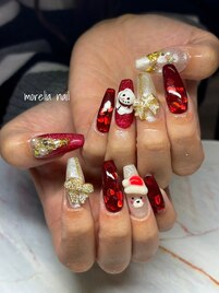 クリスマスネイル