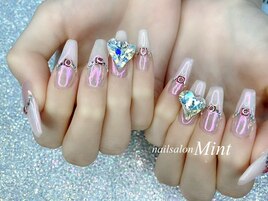 ピンクフレンチネイル♪