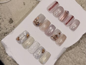 ケーネイルアトリエ 長町南店(K nail atelier)の写真/【自分だけのハイセンスネイルを堪能】オフ/ドライケア無料が嬉しい！完全定額制サロン☆