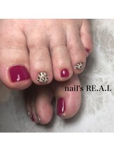 ネイルズリアル 倉敷(nail's RE.A.L)/レオパードネイル