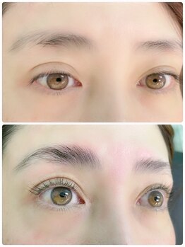 ナチュレ 新松戸店(NATURE)/パリジェンヌ+ハリウッドブロウ