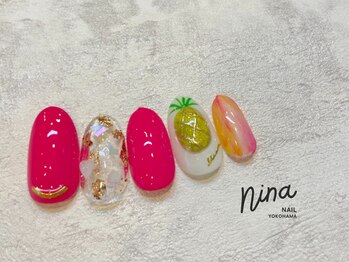 フィリス 横浜店(PHYLIS)/#パイナップルネイル