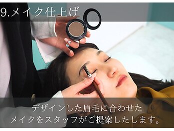シーンスタジオ 浦安店(SSIN STUDIO)/９.メイク仕上げ