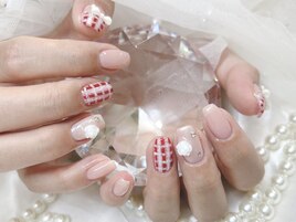 【Rika】ツイードチェック柄