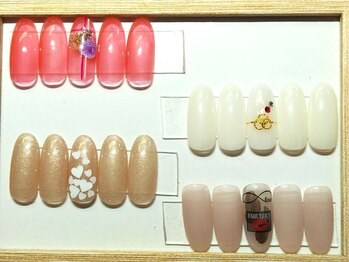 仙殊/1月月替わりネイルデザイン4種