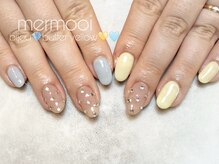 メルモーイ(mermooi)の雰囲気（春カラー×ビジューの華やかな組み合わせ）