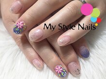 マイ スタイル ネイルズ(My Style Nails)/プレミアムラメグラデーション