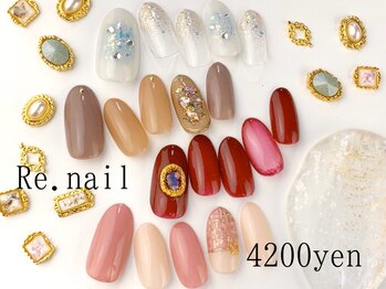 リーネイル 天神(Re.nail)/定額デザイン♪4200yen♪