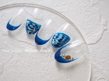 ネイルサロン ブランシュール(Nail Salon Blancheur)/夏のピーコックネイル