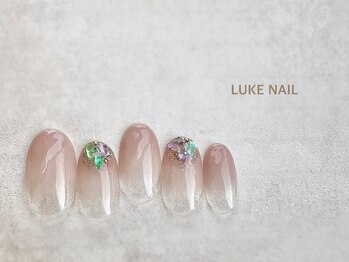 ルークネイル 恵比寿店(LUKE NAIL)/グラデーションシェル　春夏