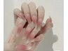 《HAND》ぽわっと艶感チークネイル¥6480⇒¥5480