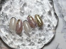 スパイス ネイルズ アンド スパ 玉川高島屋SC店(SPICE NAILS&SPA)/basicアート ¥11000