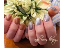 ハニー(honey)/グレー&ブラウンマグネット