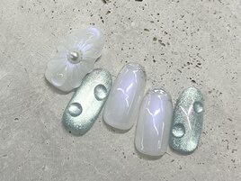 しずくネイル　水滴ネイル