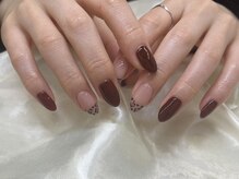 インザピンクリリー(in the pink LILY)/ボルドーネイル/赤木ネイリスト