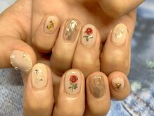 ア ネイル(A nail)/バラ☆ニュアンスネイル