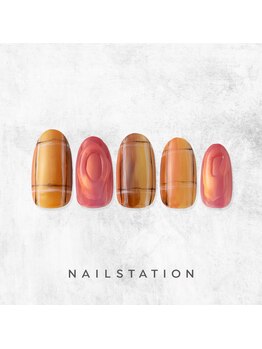 ネイルステーション ルミネ新宿1店(NAIL STATION)/ニュアンスネイル／パラジェル