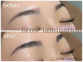 BBG/ブローラミネート+アイブロウWax