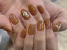 テラコッタニュアンスネイル