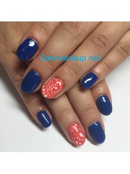 サニーサイドアップ ネイル(Sunny SideUp nail)/ペイズリーサマーnail