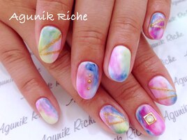 【タイダイネイル】