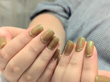 エムスラッシュ ネイル センター北店(M.SLASH)/パラジェル　ミラーデザイン♪