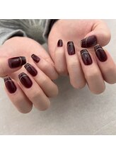 ボヌール ネイル(Bonheur nail)/ボルドーネイル