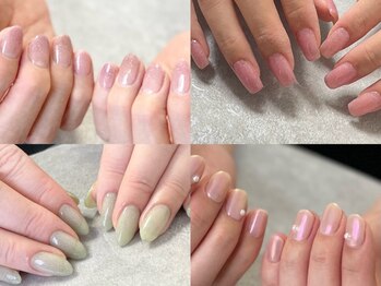 リーブル ネイル(Libre nail)の写真/《フィルイン対応》オフィスネイル/綺麗め/シンプル◎シンプルだからこそより美しく*