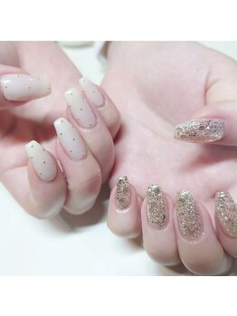 セプトネイル 西大寺店(SEPT NAIL)/アシンメトリーネイル