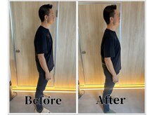 整体ラルース 中目黒(LALUZ)/40代　男性　猫背、巻き肩改善
