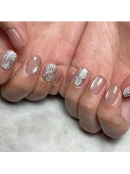 ネイルアトリエ ラテ(nailatelier latte)/定額制*ニュアンスツイード