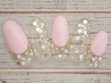 ワンネイル(ONE NAIL)/＃フレンチネイル＃キラキラ