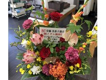 テイクケア(TAKEケア)/メダル獲得☆院にお祝いのお花♪