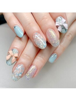 センスネイル(Sense nail)の写真/【千葉駅★NEW OPEN】韓国好きの方必見！ハイセンスでトレンドがギュッと詰まったサンプル多数♪定額¥6050~