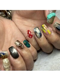 個性派メンズネイル!