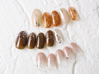 ネイルアンドアイラッシュ グランジュテ(GRANDJETE)/秋冬ネイル