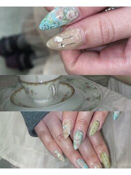 ハコプラスネイルズ 表参道 渋谷(Haco+ Nails)/Kurumi｜デザインアート