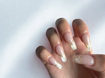 for you HBL,Nailの写真/短い爪・深爪も綺麗に◎チップを使わないスカルプ長さだしで強度と美フォルムを両立！理想の手元へ♪