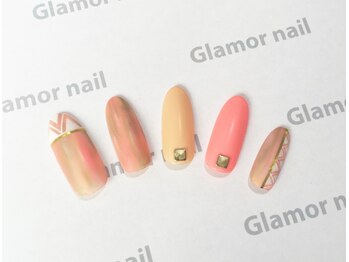 グラマーネイル(Glamor nail)/ ☆定額ネイルAクラス☆¥8800