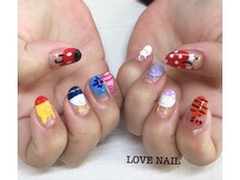 ラブネイル(LOVE NAIL)/キャラクターネイル