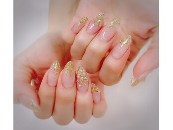 ラメグラデーションネイル