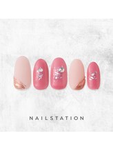 ネイルステーション ルミネ新宿1店(NAIL STATION)/キラキラネイル／パラジェル