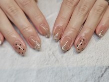 プロモート 岡山城下店(Promote)/大人可愛いドットネイル